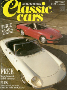 THOROUGHBRED & CLASSIC CARS 1987 MAY - AERODYNAMICA